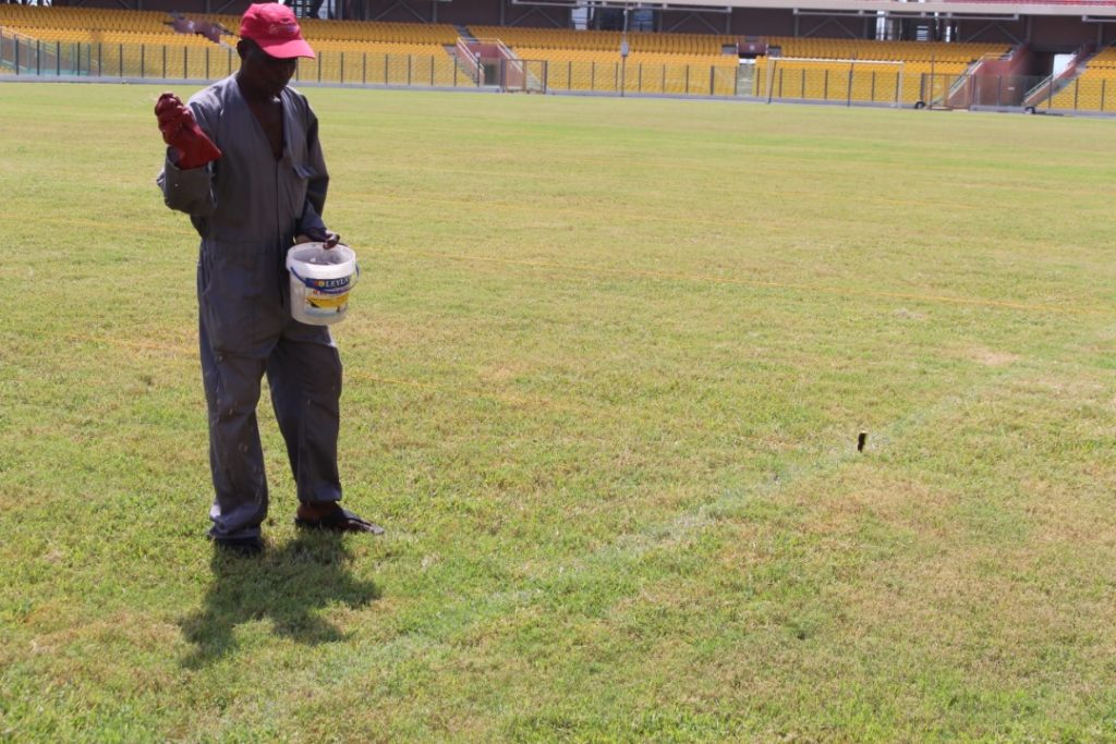 Accra Sports Stadium Pitch Maintenance - Third Phase Exercise ...